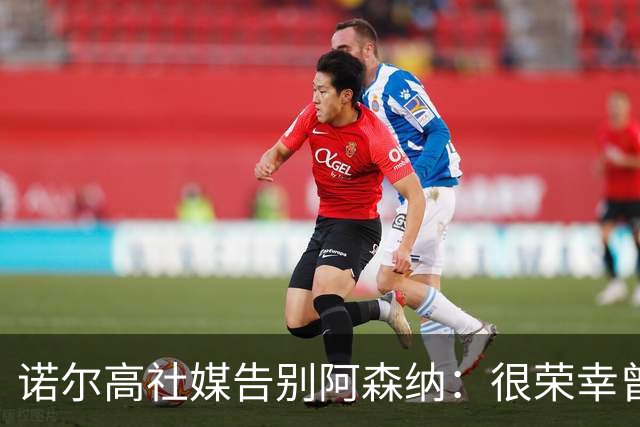 诺尔高社媒告别阿森纳：很荣幸曾为阿森纳效力，我会想念大家